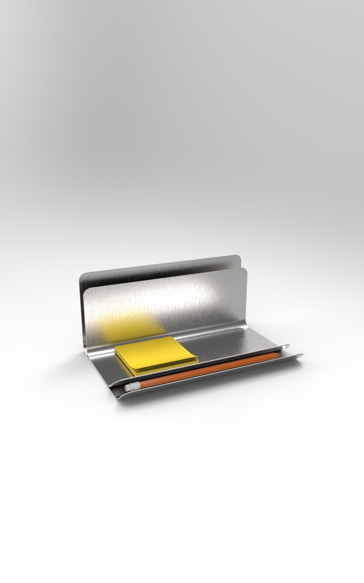 Front three-quarter studio view of FORM/17 Desk Dock